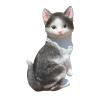 Baicone Cat Doll Collection, Cat Pet Memorial Statue, Living Room Bedroom Study Office Desktop Decoration,A view 1