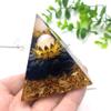 ZTBH Crystal Pyramid Orgonite Crystal Pyramid with Lotus Base Healing Crystals view 3