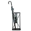 Umbrella Stand Racks Black Indoor Umbrella Holder, Hallway Umbrella Stand with Hook and Drip Tray, Iron Umbrella Basket for 12 Umbrellas, 11x11x22inch view 1
