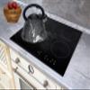 2021 Latest Whistling Kitchen Kettle 3.4 Qt. for Electric, Ceramic, Induction, Halogen ovens Modern Chic Style design Loud Whistle - 3.2L (Grey) (0085) view 2