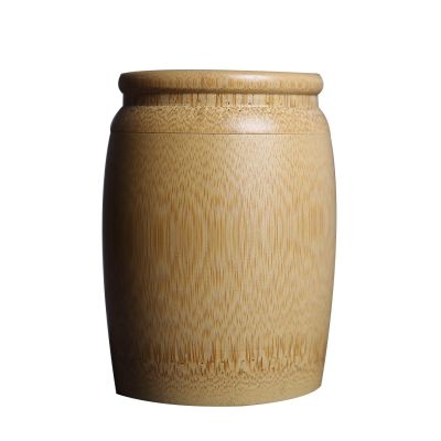 Decorative Bamboo Urns for Ashes Humans Ashes Keepsake Urns for Human Cremation Urn Ashes Mini Pet Urns Dogs Small Size Cremation Urns for Adult Outdoor Ashes Eco Biodegradable Scattering Urn Tube (B)
