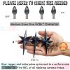 KonohaELF Ceramic Christmas Tree Replacement Lights Bulbs, Black Gray Medium Twist Plastics Pegs Ornaments for Ceramic Tree(87 Bulbs 3 Topper Star) view 2