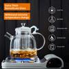 68OZ Glass Teapot, Large Glass Tea Pot With Infuser, Kettle For Stove Top, Tea Cup With Infuser For Loose Leaf Tea Steeper 2000ML, Dishwasher Safe view 4