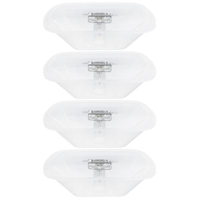 Cabilock 4pcs Transparent Oil Cather for Kitchen Range Hood Oil Receiver Cup Easy to Install Grease Catcher Professional Waste Collection