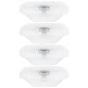 Cabilock 4pcs Transparent Oil Cather for Kitchen Range Hood Oil Receiver Cup Easy to Install Grease Catcher Professional Waste Collection view 1