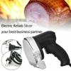 CNCEST Electric Kebab Slicer 1-8mm Thickness Adjustable Turkish Kebab Knife 80W Stainless Removable Blade Hand Held Meat Slicer view 3