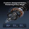 Dreo Smart Tower Fan WiFi Voice Control, Works with Alexa/Google,Floor Standing Bladeless Oscillating Fan with Remote, 6 Speeds, 4 Modes, 12H Timer, for Indoor Bedroom Home Office view 4
