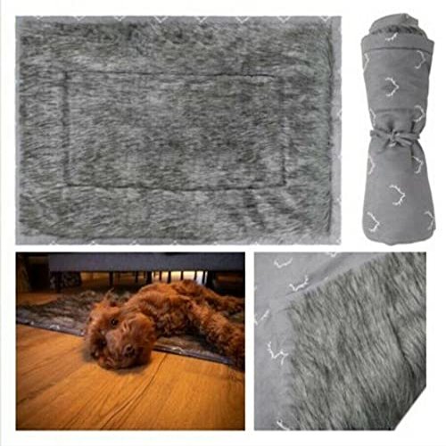 AB Tools Luxury Antler Hygge Super Soft Blanket Dog Christmas 75z95cm