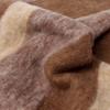 Alpaca Warehouse Alpaca Sheep Wool Blanket Pet Size Comfortably Warm - Perfect for Cats and Small Dogs - Striped Design (Beige/Soft Camel/Soft Brown, Pet Size) view 3