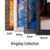 10x40 Frame White Distressed Solid Wood Picture Frame Width 0.75 Inches | Interior Depth 0.5 Inches | Kingsley White Frame Complete with UV Acrylic, Foam Board Backing & Hanging Hardware view 4