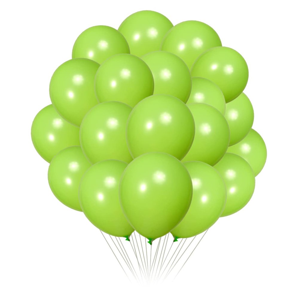 300 Pack Lime Green Balloons 12 inch Green Latex Party Balloon Bulk for Various Party Events Decorations