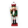 Holiday Depot 10" Nutcracker Christmas Decoration (Set of 4) - Traditional Wooden Red & Green King, Soldier, & Drummer Styles. for Friends, Family, and Coworkers. view 2