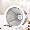 GUIPAIHAI Stainless Steel Coffee Filter Coffee Dripper Reusable Cone Dripper Cup Stand Coffee Brewing Accessories view 2