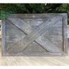 BARNWOODUSA Christmas Tree Collar or Box Made of Reclaimed Wood Rustic Skirt Replacement Blocks, Hook-&-Loop Strip Panels, 30x22.5 in., Brown view 2