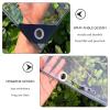 Sonakia Tarpaulin Clear Waterproof with Eyelets, Outdoor Weatherproof Plant Protection Cover, Foldable PVC Tarp, 0.5mm Tear-Resistant Tarpaulin, for Greenhouses, Gardens, Roofs,1.3x2m/4.3 * 6.6ft view 2