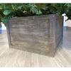 BARNWOODUSA Christmas Tree Collar or Box Made of Reclaimed Wood  Rustic Tree Skirt Replacement Blocks, Adds Farmhouse Charm  Natural, Hook-&-Loop Strip Panels by 37x27 in., Brown view 3