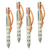 1set Titanium Alloy Ground Nails for Outdoor Camping Tent Pegs for Ground Rope Locking Design view 1