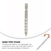 1set Titanium Alloy Ground Nails for Outdoor Camping Tent Pegs for Ground Rope Locking Design view 4