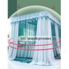 Bed Canopy Luxurious Bed Canopy for Girls' Princess Room, Double Layer Encryption Net Bed Curtain, Four Seasons Bed Canopies for 1.5m/1.8m/2m Double Bed, with Bracket view 3