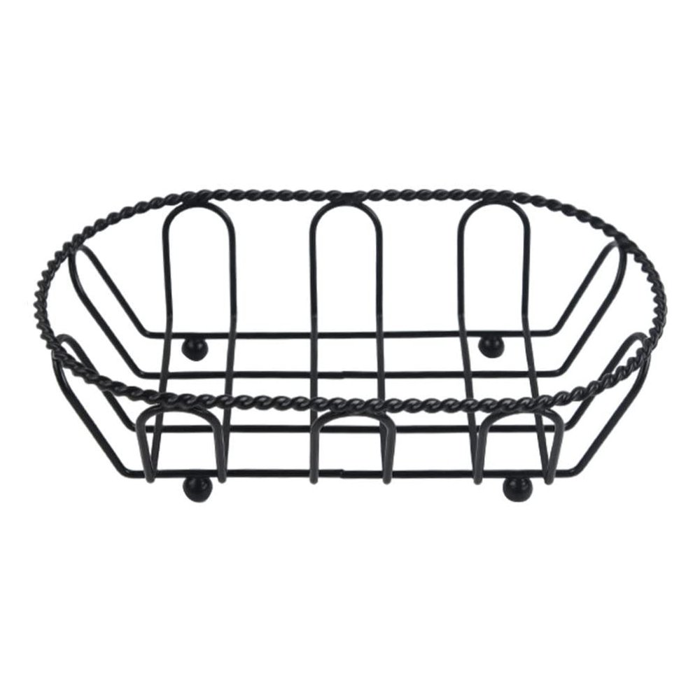 Cabilock 2pcs Iron Food Serving Basket Creative Fruit and Snack Storage for Kitchen Counter Sturdy Dessert Basket Hollow Design for Organizing Fruits and Treats