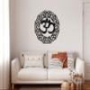 Metal Wall Decor, Mandala Om , Home Living Room Decor, Wall Sign, Metal Wall Art, Interior Decoration, Indoor Outdoor Hangings (110x110cm) view 1