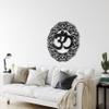 Metal Wall Decor, Mandala Om , Home Living Room Decor, Wall Sign, Metal Wall Art, Interior Decoration, Indoor Outdoor Hangings (110x110cm) view 3