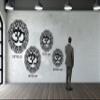 Metal Wall Decor, Mandala Om , Home Living Room Decor, Wall Sign, Metal Wall Art, Interior Decoration, Indoor Outdoor Hangings (110x110cm) view 4