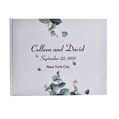 Custom Personalized Polaroid Wedding Guest Book reception 8x10 inch with 100pages