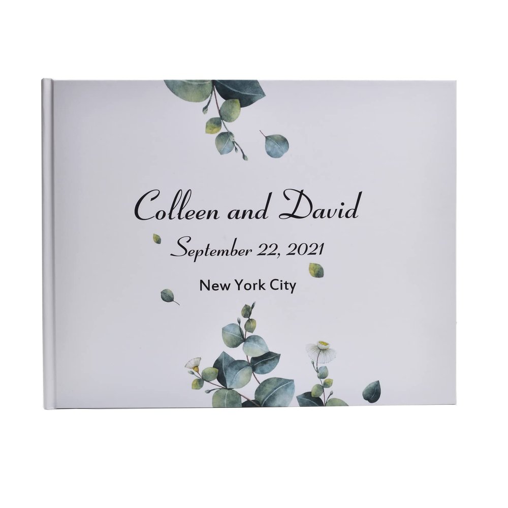 Custom Personalized Polaroid Wedding Guest Book reception 8x10 inch with 100pages