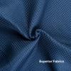 AmazerBath Waffle Shower Curtain Heavy Duty 240GSM, Navy Blue Shower Curtain Fabric Waffle Textured, Hotel Quality, Bathroom Shower Curtains, 72 x 72 Inches view 3