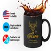 Bubble Hugs Taurus Mug Black 11oz - Zodiac, Horoscope, Star Constellation - love compability, character, personality view 4