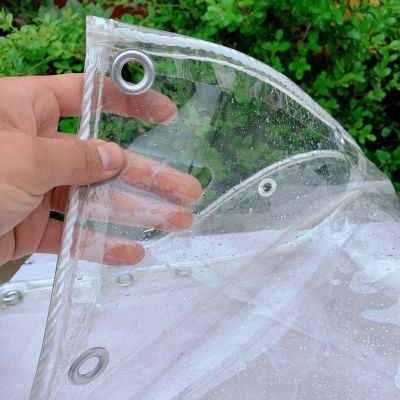 Clear Tarpaulin Waterproof Heavy Duty, Transparent PVC Tarpaulin, Rainproof Tarp Cover for Garden Greenhouse Plants, Various Sizes, 1m 1.5m 2m 2.5m 3m 3.5m 4m 4.5m 5m,Transparent-1.52.5m/4.98.2ft