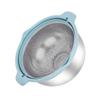 1set Stainless Steel Double-layer Rice Wash Strainer Basket Multi-functional Kitchen Drain Basin for Vegetables and Fruits and - view 1