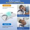 IKSTAR CPAP Pillow for Side Sleepers  Fits All CPAP Mask Types  Adjustable Memory Foam with Contoured Cutouts for Side, Back & Stomach Sleepers  Reduces Air Leaks & Mask Pressure a Better Sleep view 3