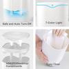 Cool Mist Humidifier for Bedroom, 2L Ultra Quiet Ultrasonic Air Humidifier, Top Fill Humidifiers, USB Powered Desktop Humidifiers with 2 Mist Modes and 7-Color Light, Auto Shut-Off, 12h Humidifying view 4
