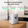 Homvana Humidifiers for Bedroom Large Room, 6.5L Top-Fill Warm & Cool 360 Rotatable Mist Ultrasonic Humidifier for Plants Baby Kids, Vaporizer (Distilled Sterilization) Essential Oil, Auto Sleep Mode view 2