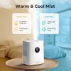 Homvana Humidifiers for Bedroom Large Room, 6.5L Top-Fill Warm & Cool 360 Rotatable Mist Ultrasonic Humidifier for Plants Baby Kids, Vaporizer (Distilled Sterilization) Essential Oil, Auto Sleep Mode view 3