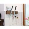 Knife Holder Black Walnut Magnetic Knife Holder Wall Mounted Magnetic Magnet Kitchen Knife Storage Rack (Size : Medium) view 3