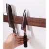 Knife Holder Black Walnut Magnetic Knife Holder Wall Mounted Magnetic Magnet Kitchen Knife Storage Rack (Size : Medium) view 4