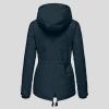 ZBYY Winter Coats for Women Warm Sherpa Fleece Lined Hooded Zip Up Quilted Down Jacket Parka Outwear with Pockets view 3