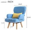 Revolving Children's Sofa Kids Desk Chair Office Computer Chair for Teens,Mid-Back Ergonomic Task Chair Adjustable Swivel Home Children Study Chair Adjustable Vanity Task Chair with Pillow view 2