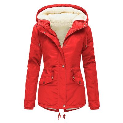 ZBYY Winter Coats for Women Warm Sherpa Fleece Lined Hooded Zip Up Quilted Down Jacket Parka Outwear with Pockets