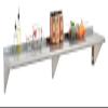 CenPro Commercial Wall Shelf - 285 lb. Weight Capacity, 72" W x 12" D, NSF Solid, Stainless Steel (29N-015) view 3