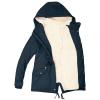ZBYY Winter Coats for Women Warm Sherpa Fleece Lined Hooded Zip Up Quilted Down Jacket Parka Outwear with Pockets view 4