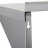 CenPro 15" D x 84" W Stainless Steel 18-Gauge Wall Mount Shelf with Rear Upturn, Backsplash | Commercial Grade | NSF Certified | Shelving for Kitchen, Restaurant, Garage view 4