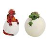 AB Tools Baby Dragon Egg Hatching Resin Fantasy Sculpture Statue Ornament Figurine view 1