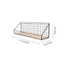 BESPORTBLE 2pcs Floating Shelves Wall Mounted Storage Rack Wall Hanging Display Shelves view 3