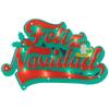18" Lighted 'Feliz Navidad' Christmas Window Silhouette view 1
