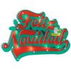 18" Lighted 'Feliz Navidad' Christmas Window Silhouette view 4