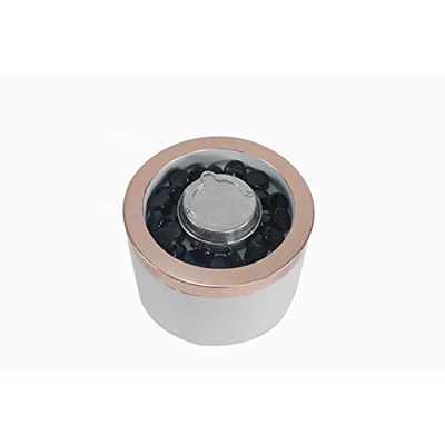 Bond Rose Lustre DecoFire Gray Ceramic 4 in. Tabletop Torch - Case Of: 1;